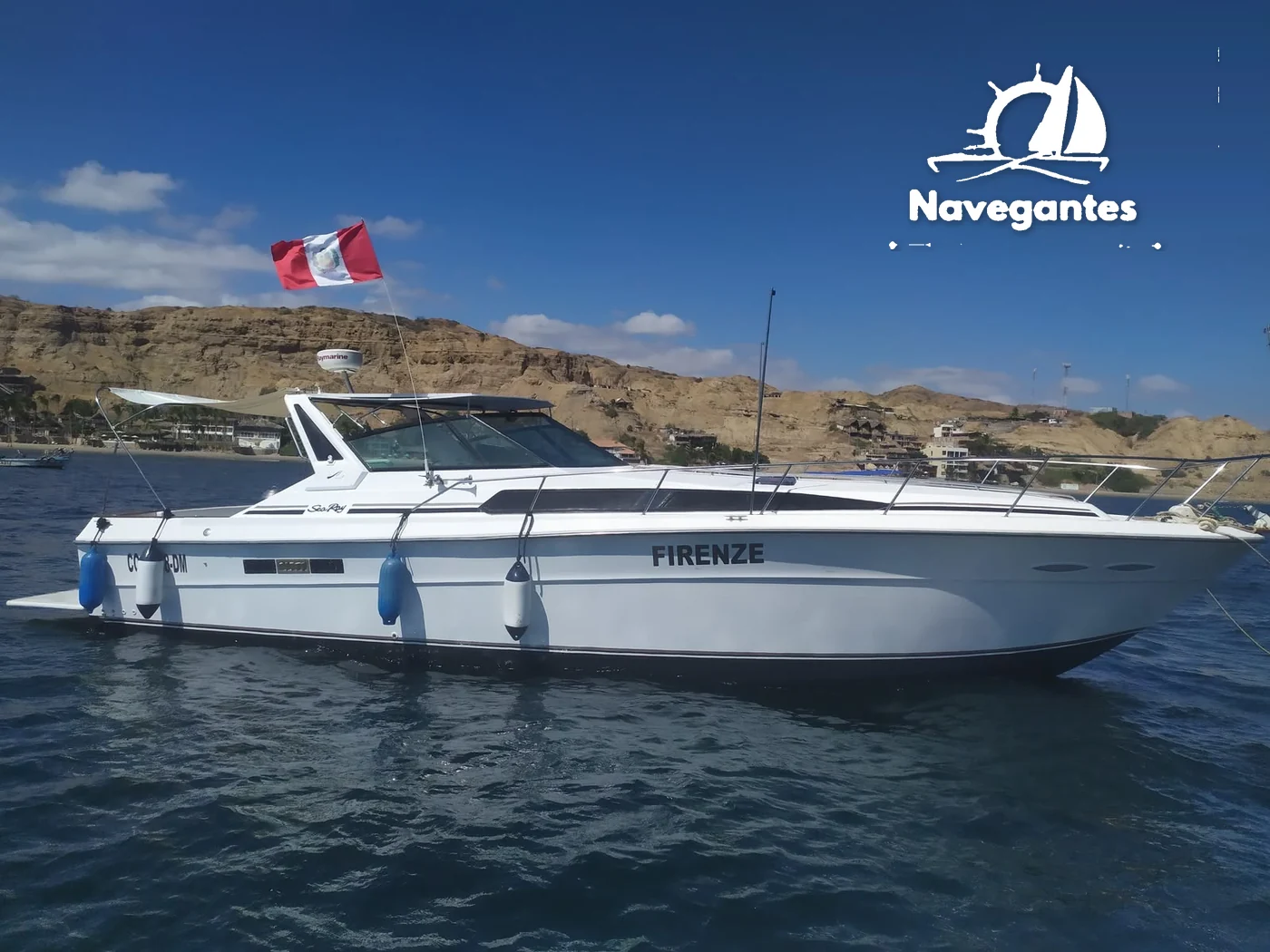 Yate Standard 20 Máncora para 20 pasajeros en Muelle de Máncora