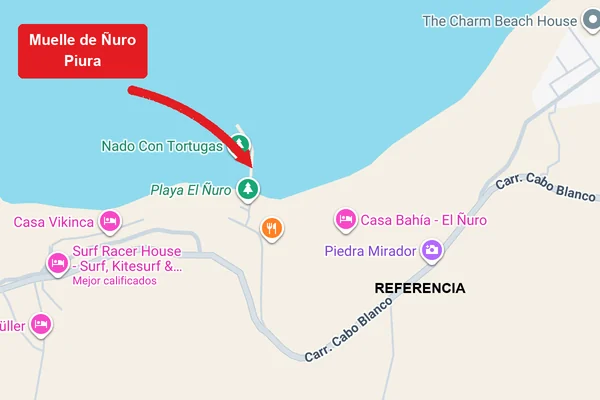 Cómo llegar al Muelle de Ñuro: ubicación del embarcadero, estacionamiento y punto de referencia