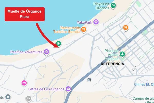 Cómo llegar al Muelle de Órganos: ubicación del embarcadero, estacionamiento y punto de referencia